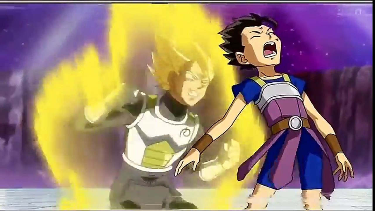 Vegeta vs Cabba (Kyabe) Legendado Em Português (Dragon Ball Super)