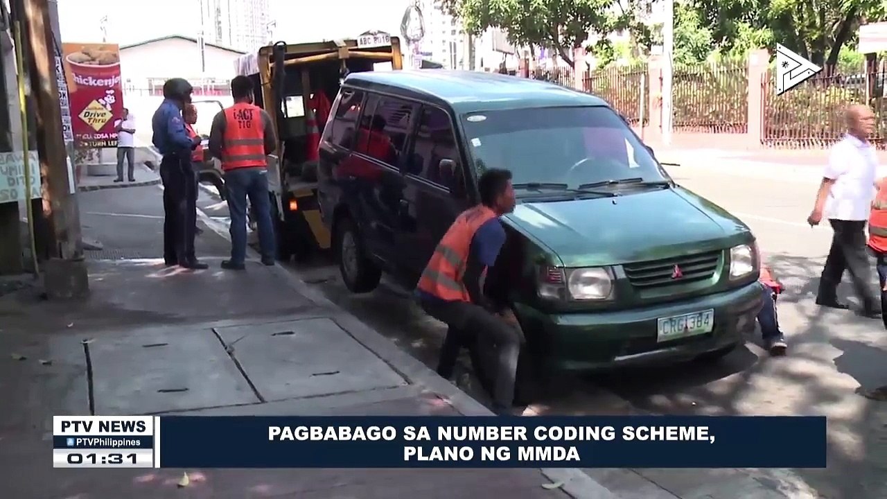 Pagbabago sa Number Coding Scheme, plano ng MMDA