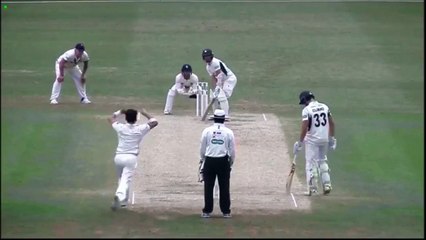 Yasir Shah 1st  wicket Haul in County Cricket