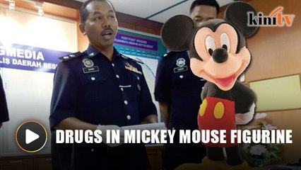 Drugs found in Mickey Mouse figurine in Besut