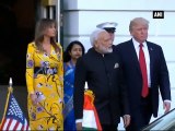 Prime Minister Narendra Modi leaves from White House