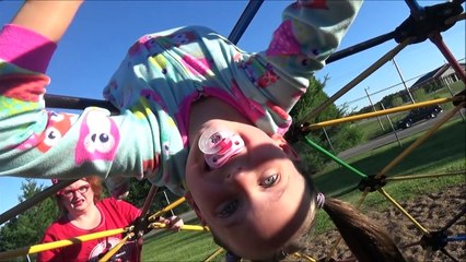 Bad Baby Sitter Minnie Bike Race Victoria Annabelle Playground Babies Toy Freaks