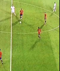 Daniel Caballos Awesome Run vs Italy U21!