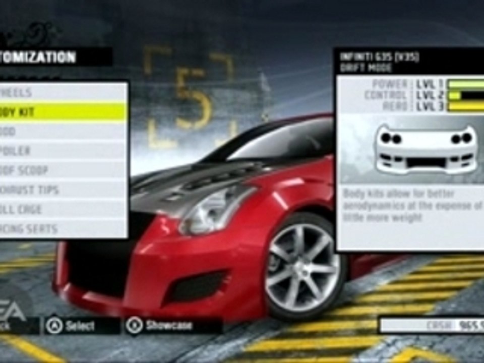 NFS ProStreet - customization