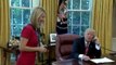 Watch Donald Trump flirt with Irish reporter in Oval Office