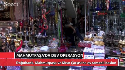 Mahmutpaşa’da dev operasyon