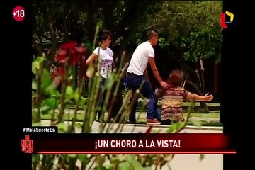 ¿Cómo reaccionarías si ves que roban a una persona?