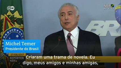 Temer diz que denúncia é "ficção"