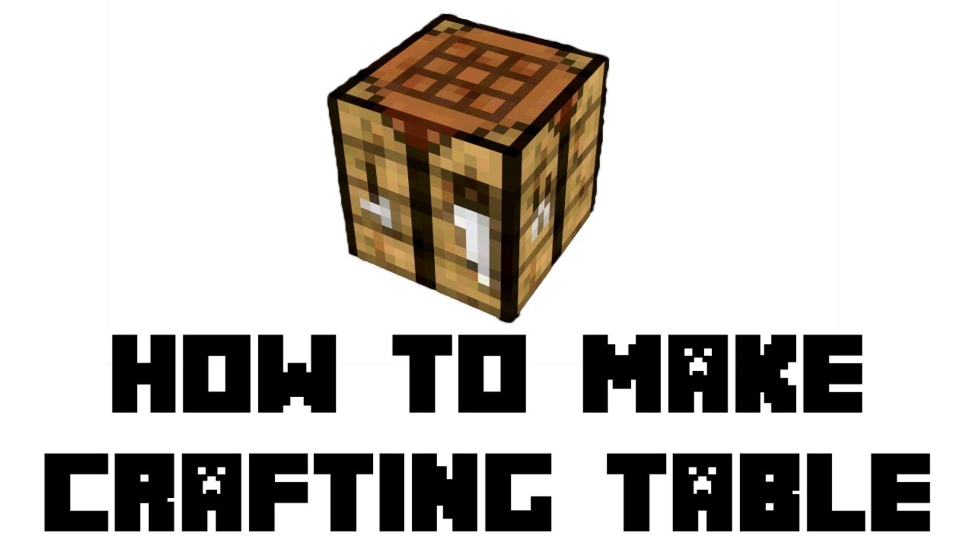 Minecraft Survival How To Make Crafting Table Video Dailymotion