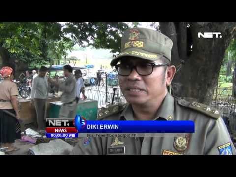 NET24 Satpol PP Bongkar puluhan lapak PKL di Depok