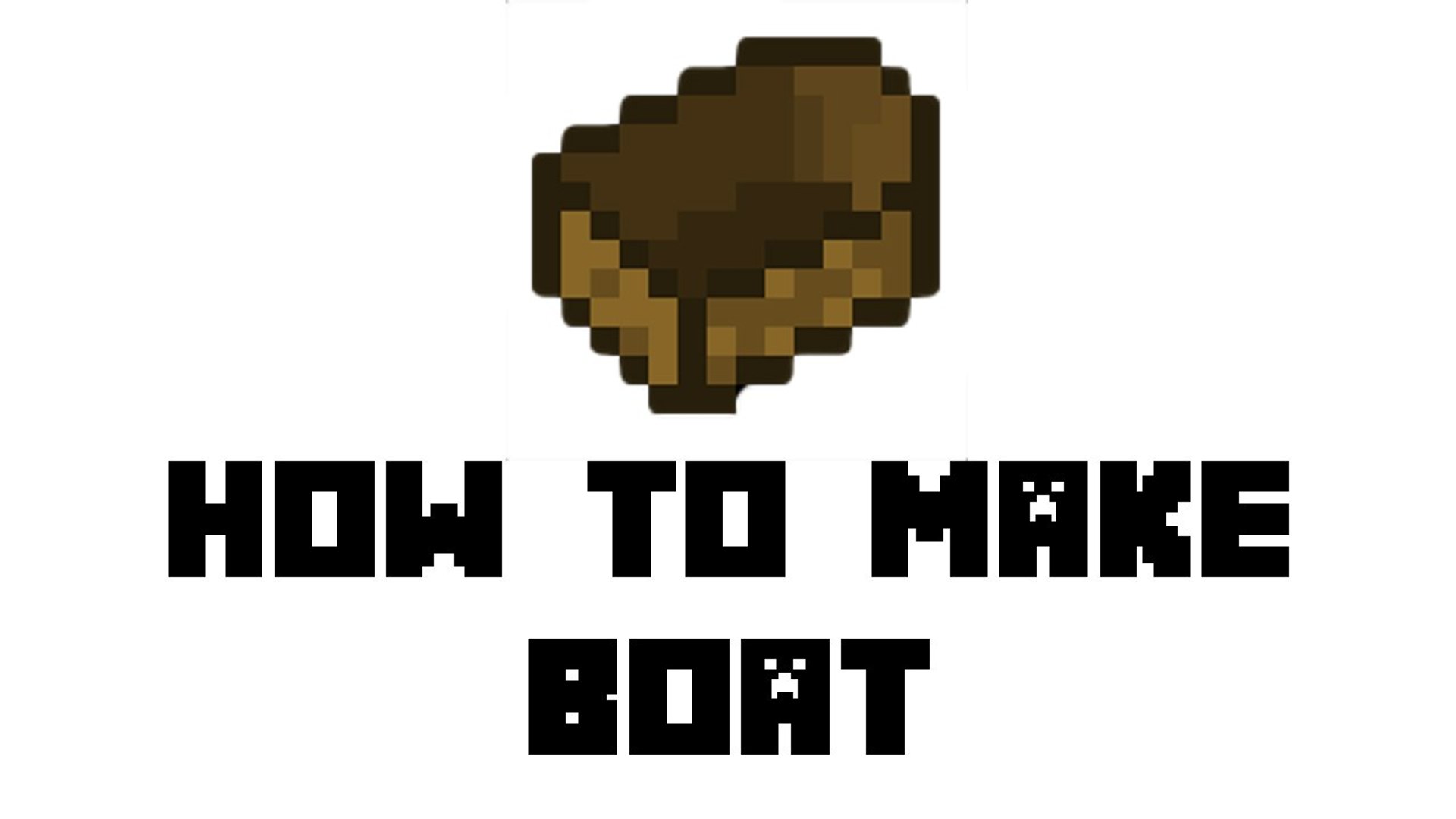 ⁣Minecraft Survival - How to Make Boat