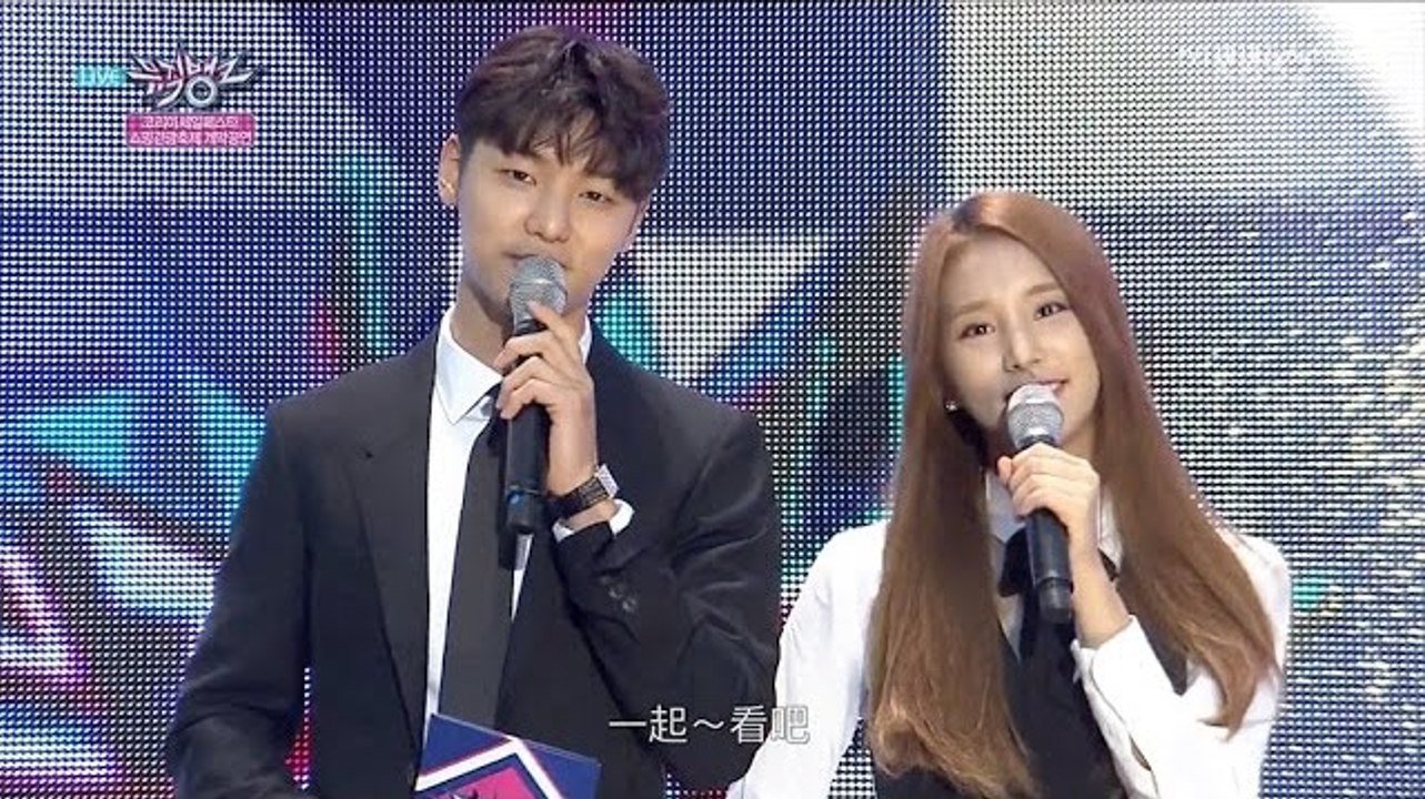 [繁中]160930 Music bank mc(敏赫/率濱) (Minhyuk mc cut )