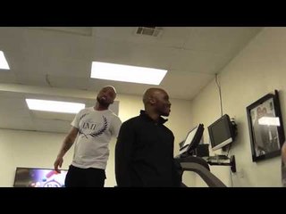 ishe smith ko bellows and jleon love at mayweather boxing  EsNews Boxing