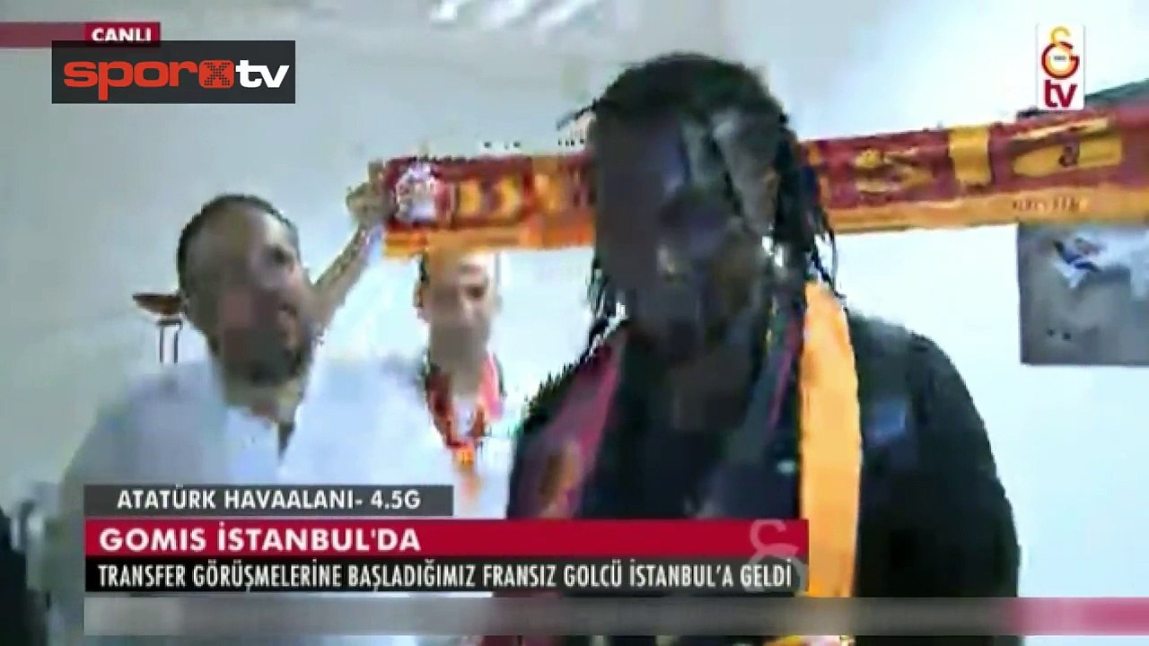 Bafetimbi Gomis İstanbul'a geldi