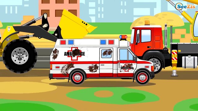 Мультик про Машинки Скорая помощь и Городской Транспорт Видео для детей Новые серии 2017