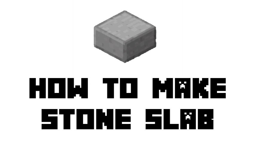 Minecraft Survival How To Make Stone Slab Video Dailymotion