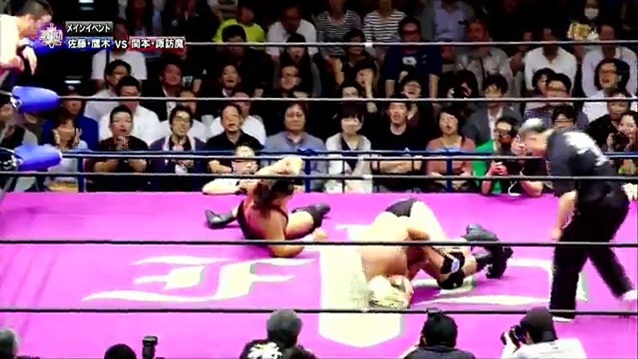 Daisuke Sekimoto, Suwama vs. Kohei Sato, Shingo Takagi  (6/14/17)