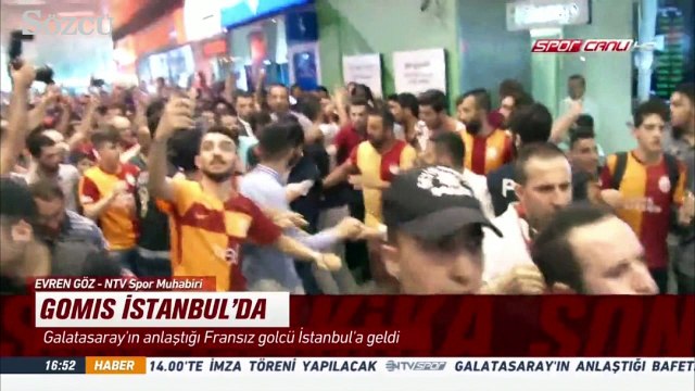 Galatasaray’ın anlaştığı Bafetimbi Gomis İstanbul’a geldi