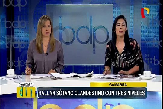 Gamarra: dirigente denuncia construcción informal de sótano para almacenar mercadería