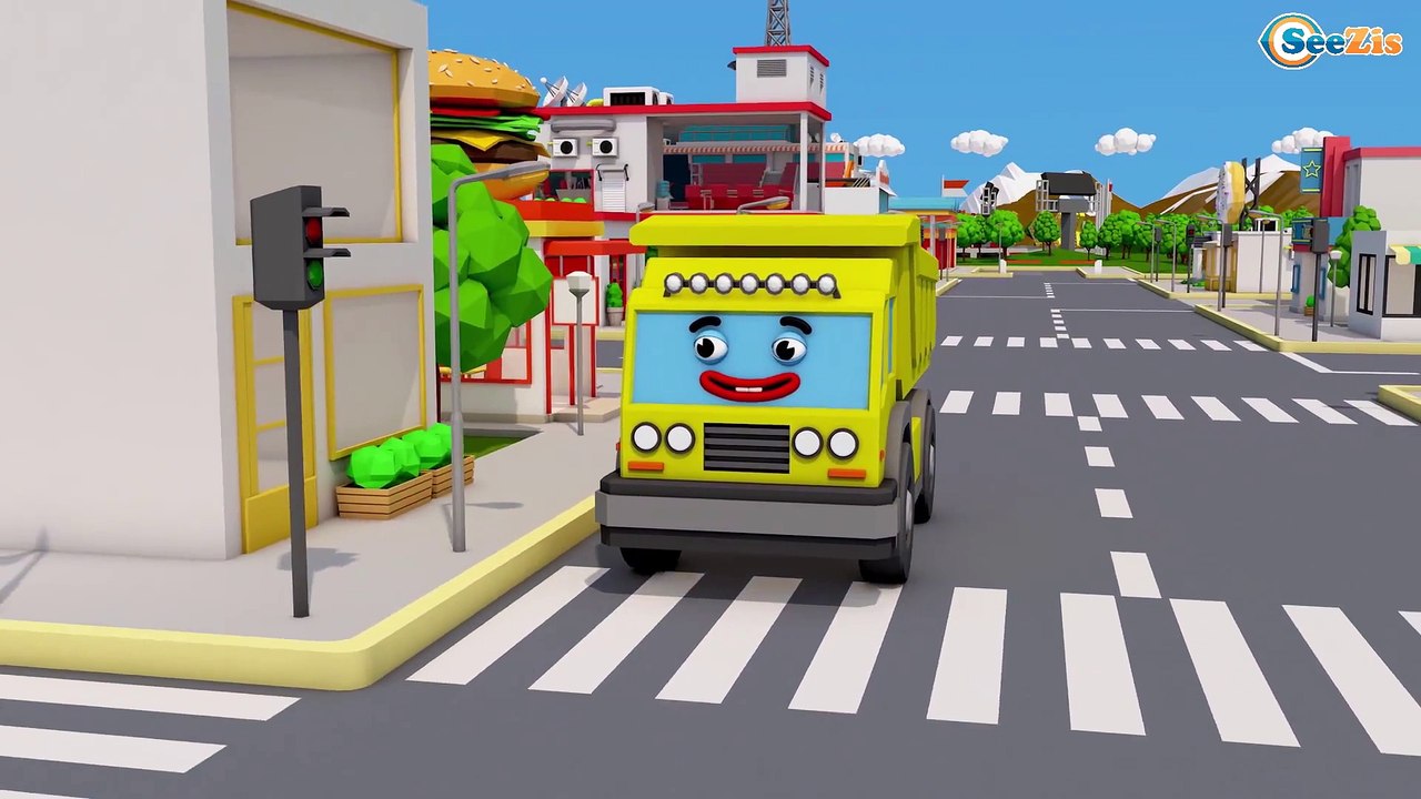 STREET CARS COLORS for Children - Learning Educational Video | Learn Vechicles Kids | Nursery Rhymes