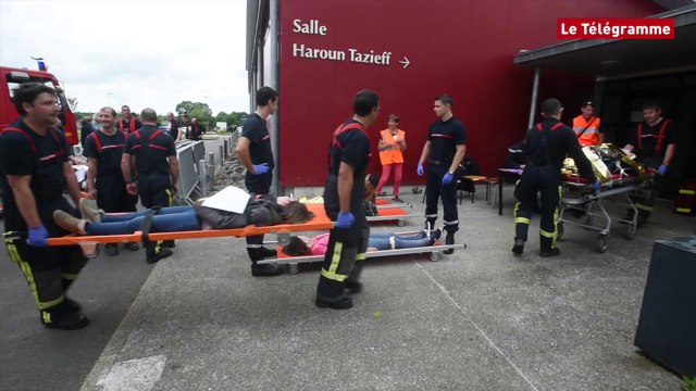 Ergué-Gabéric (29). 250 personnes mobilisées pour un exercice attentat