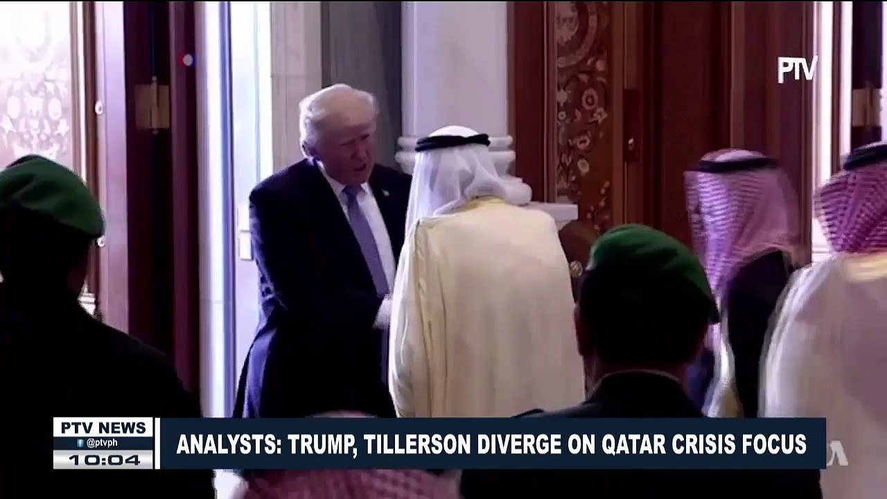 GLOBAL NEWS | Analysts:  Trump, Tillerson diverge on Qatar crisis focus