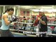 boxing star Ava Knight working At The Mayweather Boxing Club EsNews Boxing
