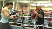 boxing star Ava Knight working At The Mayweather Boxing Club EsNews Boxing