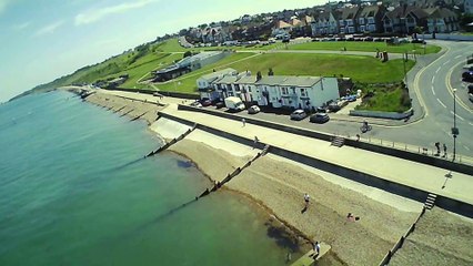 Flying over herne bay and whitstable with hudsan 502s
