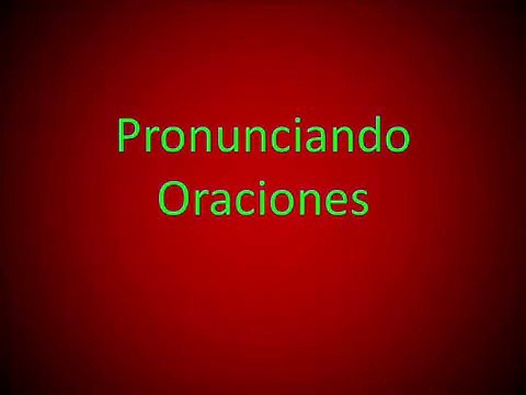 aprender inglés Americano - Lección 6 - Pronunciando Oraciones