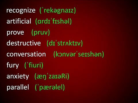 aprender Inglés Americano - Pronunciación de Palabras Similares al Español 5 (Leccion 371)