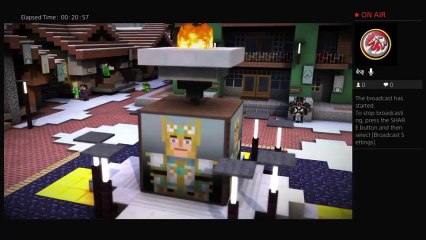 Minecraft Story Mode Ep8:Fighting Arara And Wait Were Back Home! - LIVE (73)