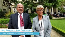 Josy Poueyto et Jean-Paul Mattei : première à l'Assemblée nationale