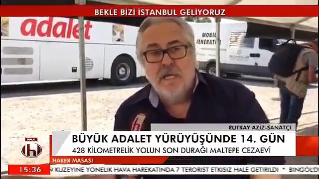 Rutkay Aziz'den Adalet Yürüyüşü'ne destek