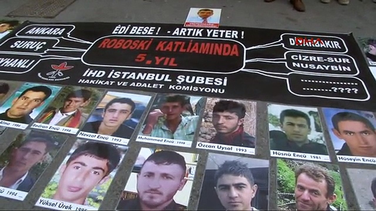 Beyoğlu'nda "Roboski" Eylemi