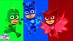 Pj maskeliler oyuncak boyama videosu ~Bebekler için eğlenceli video,Çizgi film izle animasyon 2017