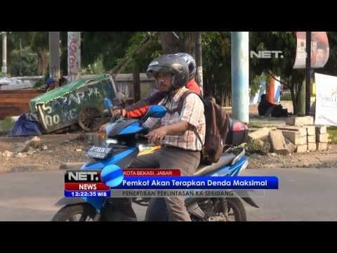 NET12 - Pemkot Bekasi akan terapkan denda maksimal bagi penerobos palang perlintasan kereta api