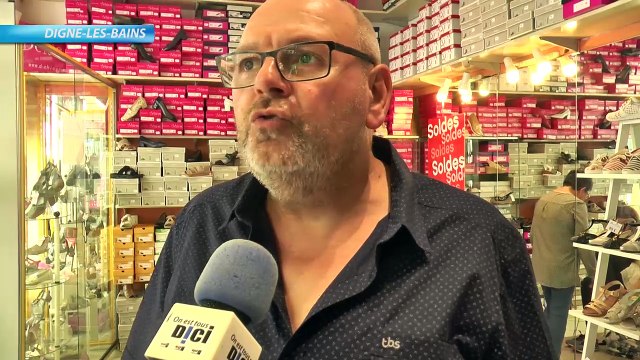 Dinge-les-Bains : début de soldes réussi pour les commerçants Dignois !