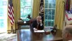 Le président Trump drague une journaliste irlandaise au milieu du bureau ovale du White House