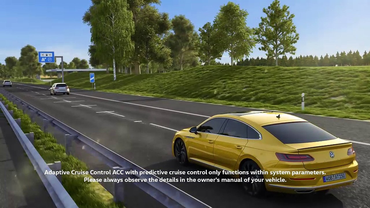 Le régulateur de vitesse adaptatif et prédictif ACC utilise les données de la route