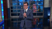 Colbert Pokes Fun At Trump's Feud With CNN, Restrictions On Press Briefings | THR News
