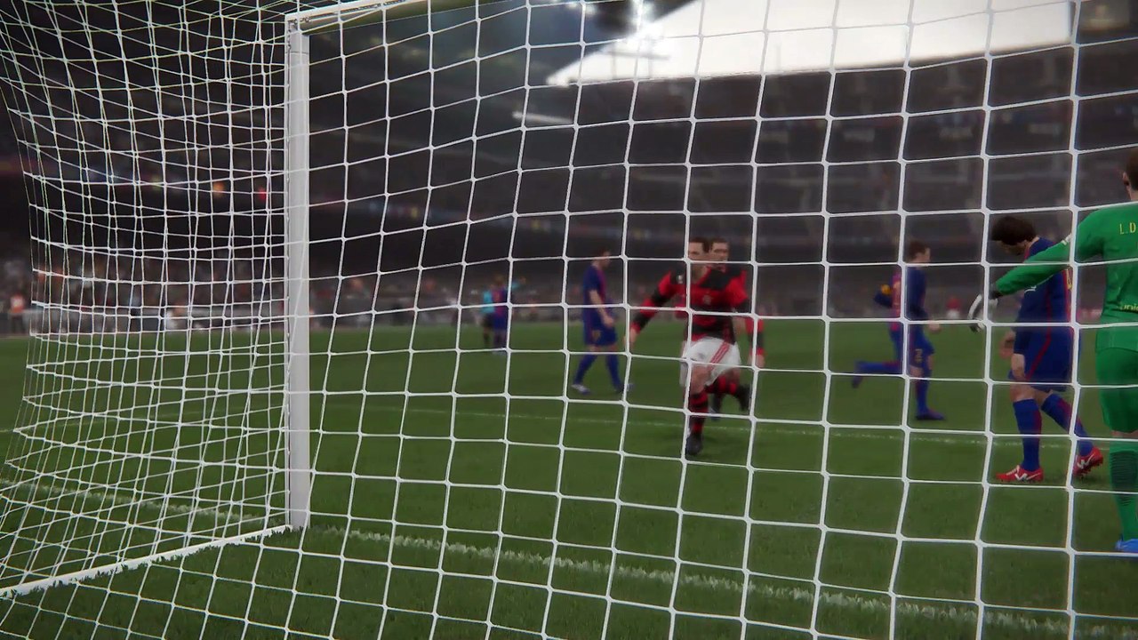 PES 2017 Flamengo vs Barcelona Ninguém deixa eu roubar a BOLA