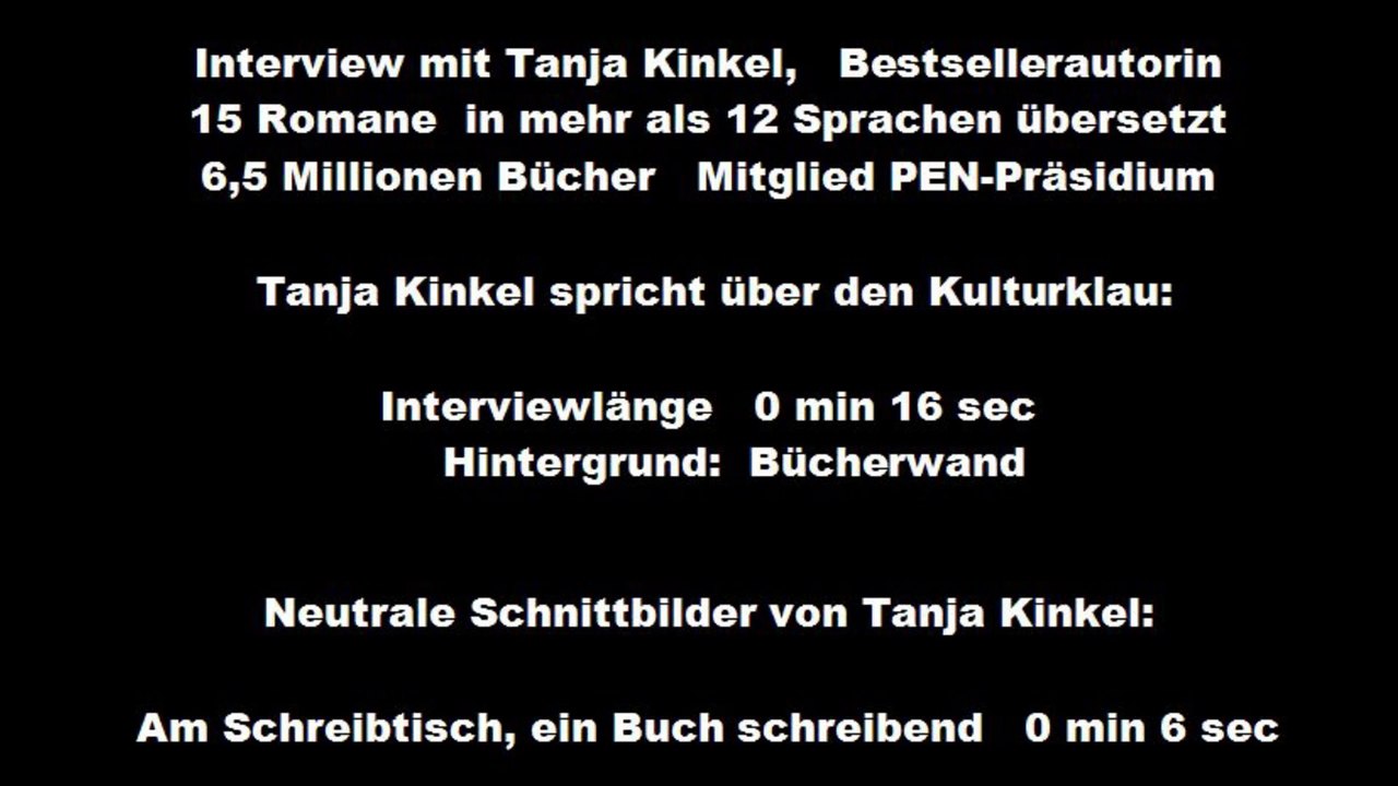 Interview Tanja Kinkel