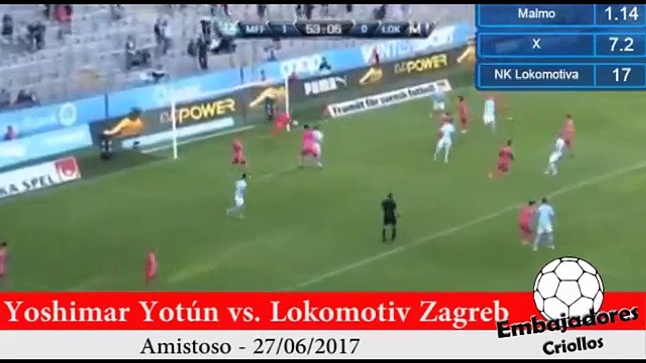 Malmoe 1:1 Lokomotiva (Friendly Match. 27 June 2017)