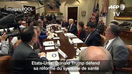 Donald Trump défend sa réforme du système de santé