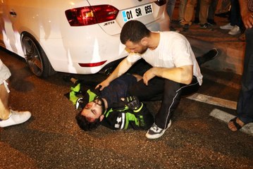 Yaralı Motosikletinin Hayatta Kalma Çabası