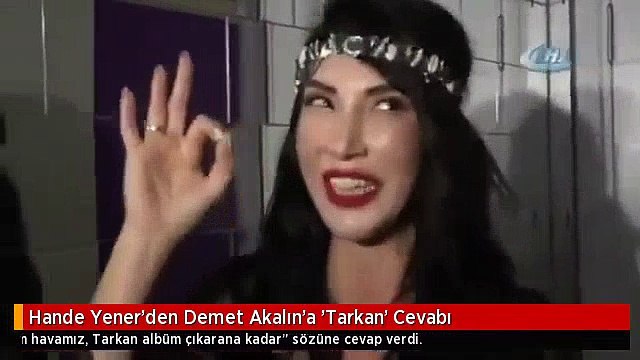 Hande Yener'den Demet Akalın'a 'Tarkan' Cevabı Listelerde 1 Numara Benim Demet Akalın Korkuyor