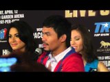 Manny Pacquiao vs. Tim Bradley Press Conference Highlights
