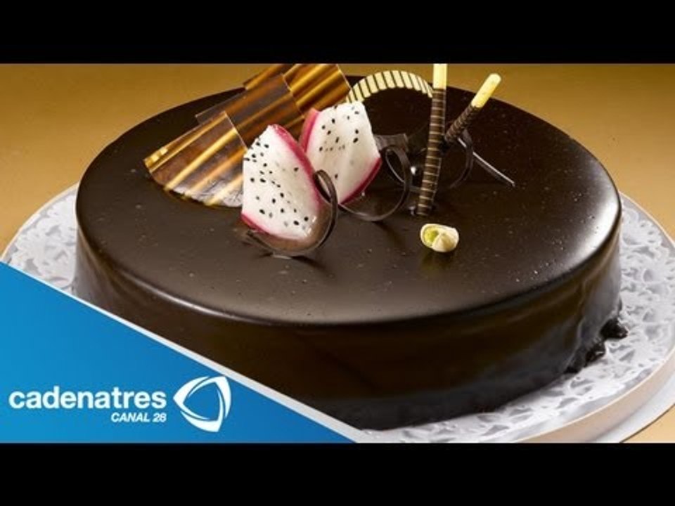 Pastel de Queso con Chocolate y Fresas / Receta de pasteles / Pasteles de chocolate