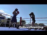 top female boxers sparring EsNews Boxing